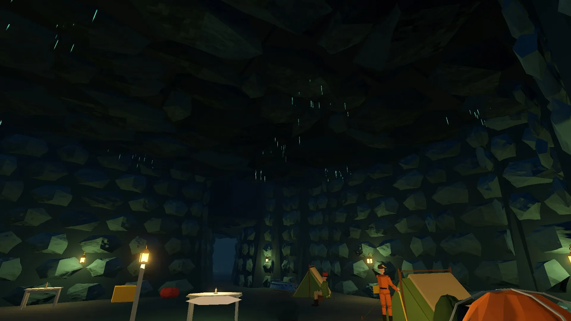 Crystal Caverns: Survey camp