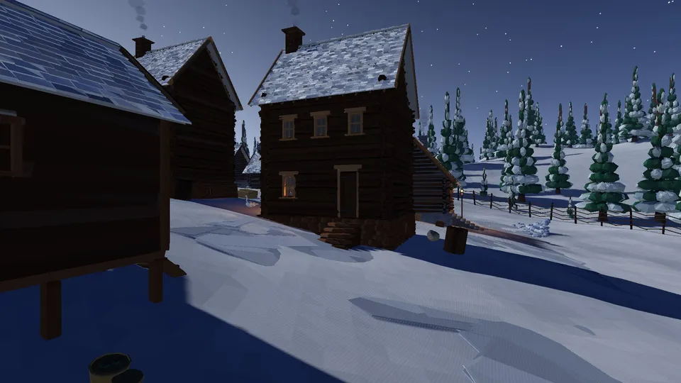Winter Market: Tall house